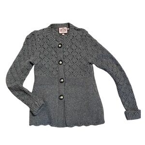 Juicy Couture Size S Beautiful Button Front Sweater